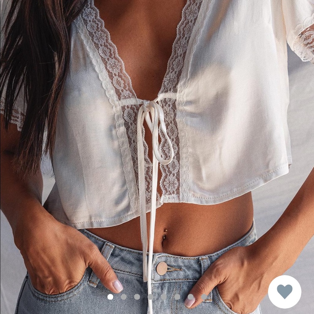 Princess Polly Vintage Tie Top